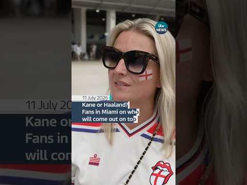 Kane or Haaland? Fans in Miami on who will come out on top