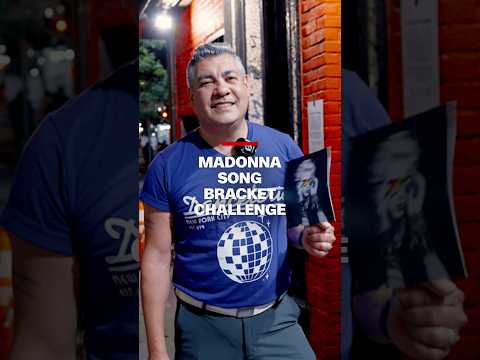 Madonna super-fan plays Madonna Song Bracket Challenge