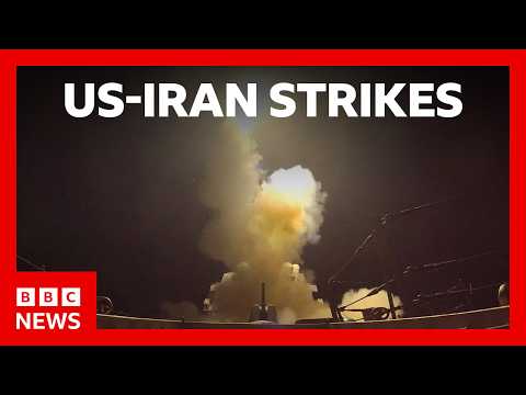 US hits ‘dozens’ of Iranian sites in strikes, as Iran targets US bases in region | BBC News