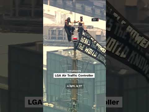 NYPD helicopter pilot reacts to couple who climbed Empire State building