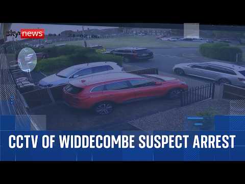 Moment man arrested after Ann Widdecombe death
