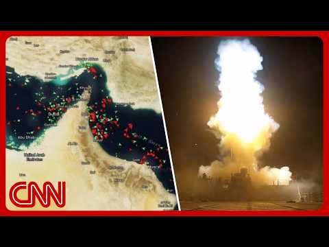 US & Iran both claim Hormuz control as strikes escalate & traffic plummets