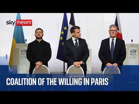 Macron, Zelenskyy and Starmer discuss Ukraine with ‘Coalition of the Willing’