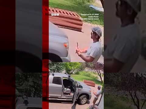 Colorado man finds black bear in pickup truck. #BBCNews