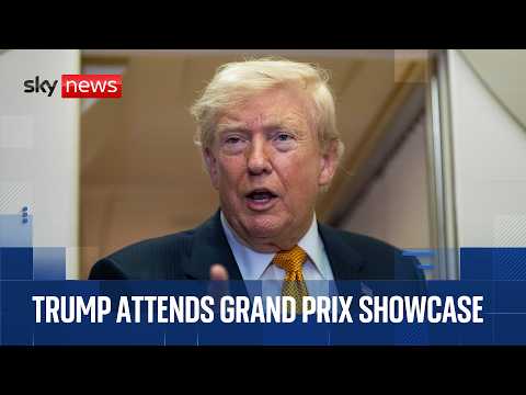 Donald Trump hosts motorsport stars ahead of DC street race