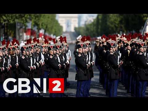 WATCH: French and British troops parade in Paris for Bastille Day