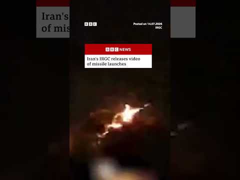 Iran’s IRGC releases video of missile launches. #Iran #BBCNews