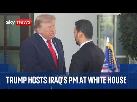 Trump welcomes Iraq’s prime minister to the White House