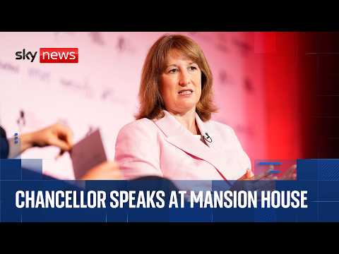 Chancellor delivers speech at the Mansion House dinner