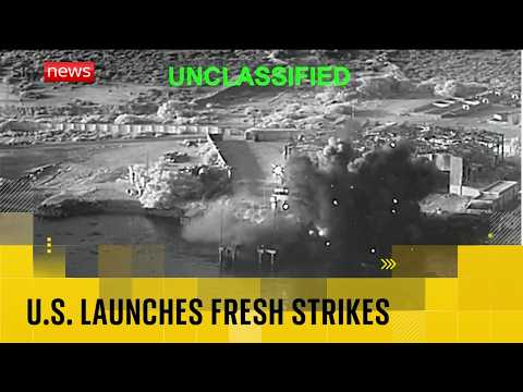 US launches fresh strikes on Iran – as Tehran issues oil warning