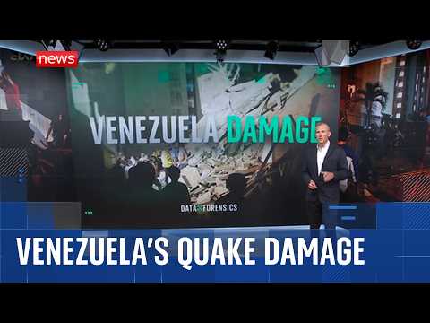 Sky News investigation shows scale of Venezuelan quake damage