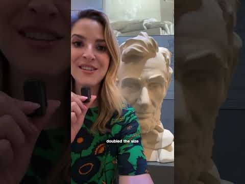Inside the new museum underneath the Lincoln Memorial