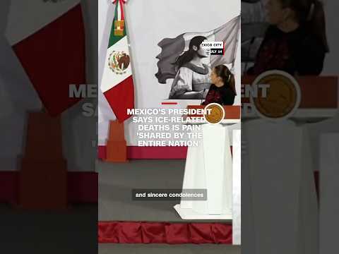 Mexico’s president says ICE-related deaths is pain ‘shared by the entire nation’