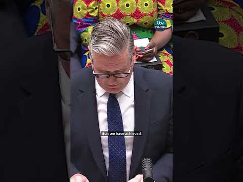 Keir Starmer says goodbye in PMQs