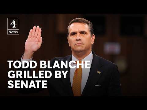 Todd Blanche: President’s AG pick grilled over loyalty, Epstein, and Jan 6 fund