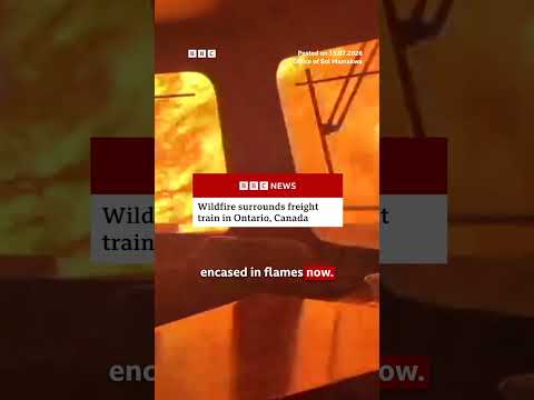The workers seen in the video were able to escape and are safe. #BBCNews