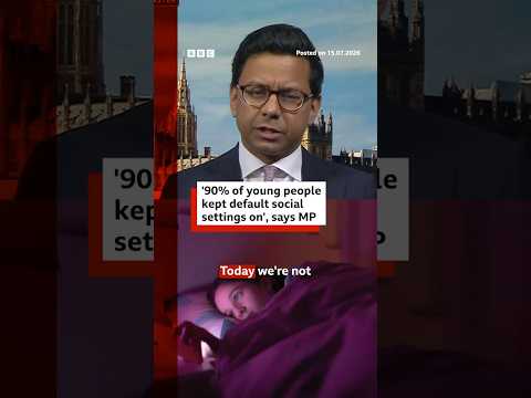 “90% of young people kept default social settings on”, says MP. #SocialMedia #Curfew #BBCNews
