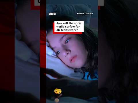 How will the social media curfew for UK teens work? #SocialMedia #BBCNews