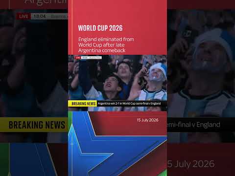 BREAKING: England eliminated from World Cup after late Argentina comeback