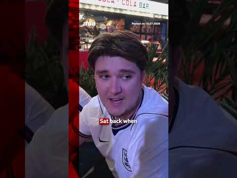 England fans react to World Cup loss. #BBCNews