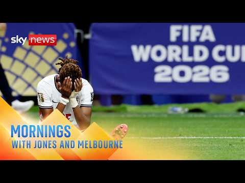 Heartbreak for England after holding the lead until 85th minute | Mornings with Jones and Melbourne