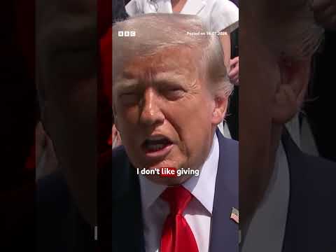 ‘They better behave’ – US President Trump on striking Iran. #Iran #US #BBCNews