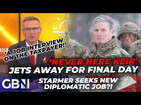 ‘Are we PAYING for Keir Starmer’s job interview?!’ | PM jets off to Ukraine for final day in power