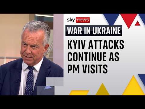 After a night of deadly strikes between Moscow and Kyiv, Sir Keir Starmer is in Ukraine
