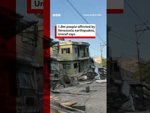 1.8m people affected by Venezuela earthquakes, Unicef says. #Venezuela #BBCNews