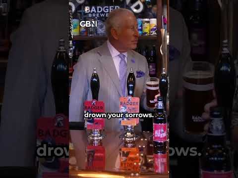 WATCH: King Charles DRINKS BEER as England CRASH OUT of the World Cup