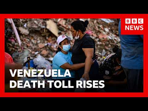 Venezuela death toll rises and tens of thousands still missing after twin earthquakes | BBC News