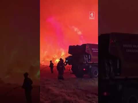 Spanish villages evacuated as firefighters battle wildfires