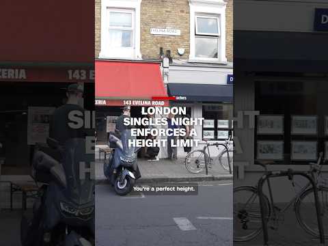 This London bar banned 6 footers from a singles night