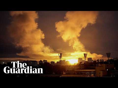 Russian missile and drone barrage hits Kyiv overnight
