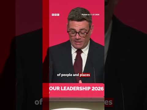 “I am ready,” says Andy Burnham in first speech as Labour Party leader. #BBCNews
