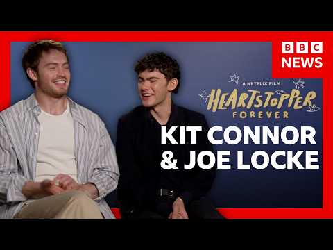 Heartstopper Forever: Kit Connor and Joe Locke on queer joy, future plans and more | BBC News