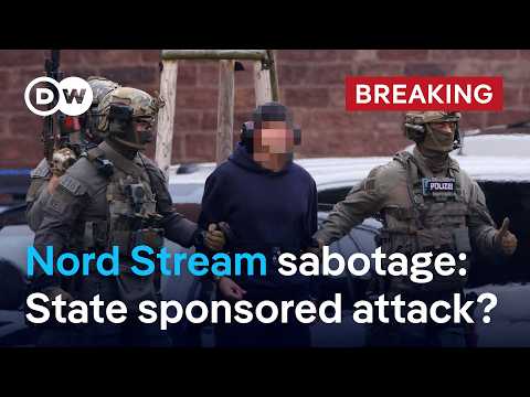 BREAKING: German prosecutors say Ukraine ordered Nord Stream pipeline sabotage | DW News