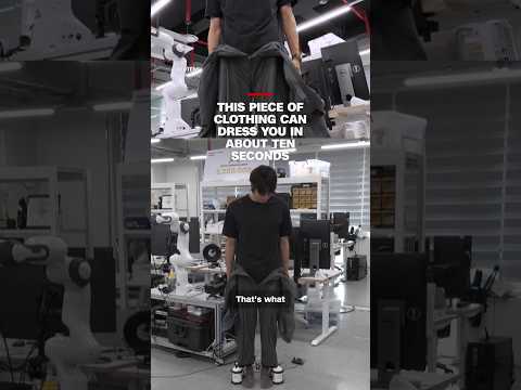 This piece of clothing can dress you in about ten seconds