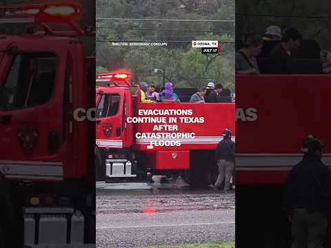 Evacuations continue in Texas after catastrophic floods
