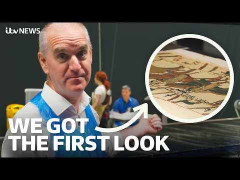 Inside the meticulous preparation of the Bayeux Tapestry at British Museum