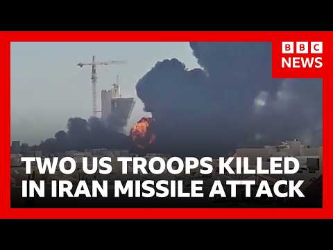 Two US troops killed and one missing in Iran missile attack | BBC News