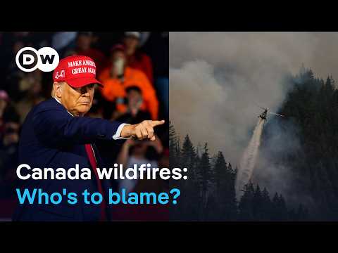 Trump threatens Canada with tariffs over wildfire smoke | DW News
