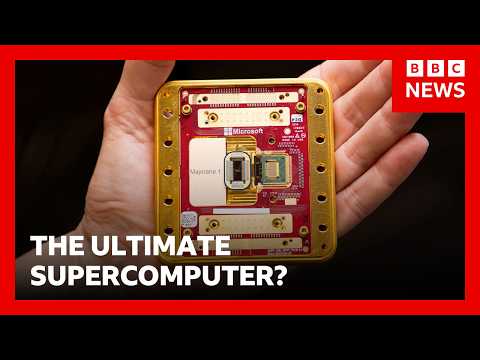 Microsoft in the race to build the ultimate supercomputer | BBC News | BBC News