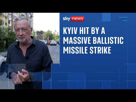 Aftermath of a massive missile attack in Kyiv