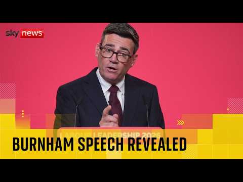 Burnham to pledge ‘stable and responsible politics’ in first speech as PM