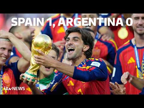 World Champions: Spain wins the 2026 World Cup, defeating the defending champions Argentina 1-0
