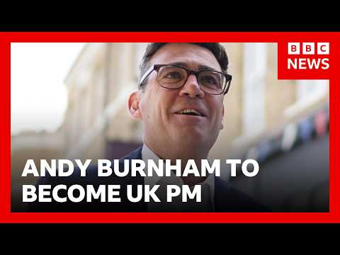 LIVE: Andy Burnham to become UK prime minister as Keir Starmer prepares to leave No 10 | BBC News