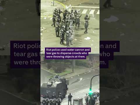 Argentina fans clash with police after 1-0 World Cup loss to Spain