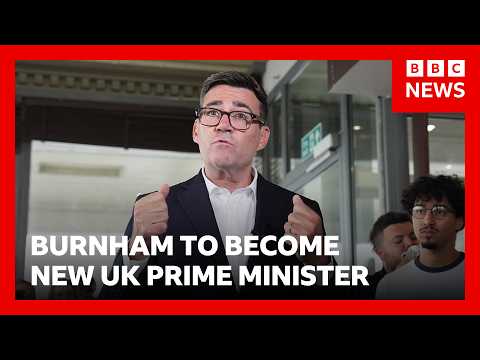 Andy Burnham to become UK prime minister and pledge political stability in No 10 speech | BBC News