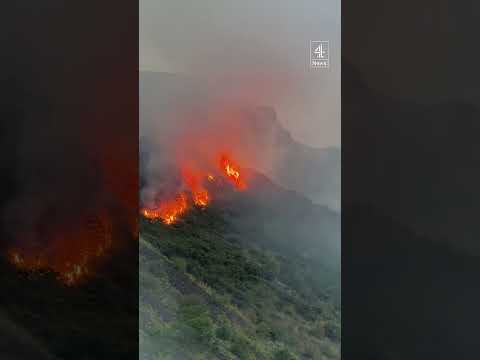 Large grassfire burns overnight at Arthur’s Seat in Edinburgh